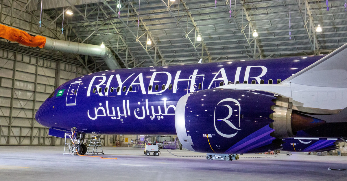 Saudi Arabia's Riyadh Air Reveals Livery, And It's Stunning