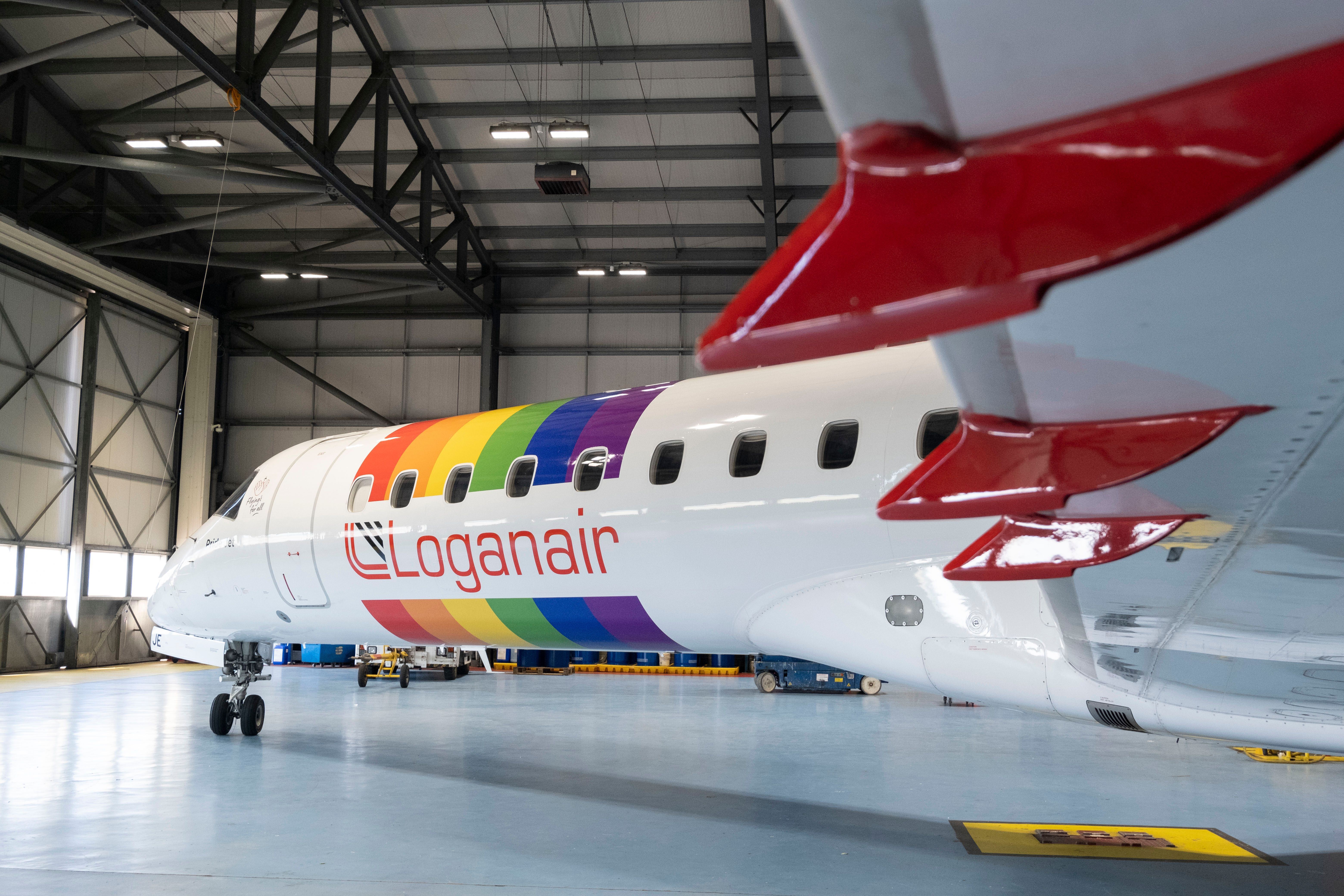 Loganair Reveals A Special Embraer ERJ-145 Livery Celebrating Pride Month