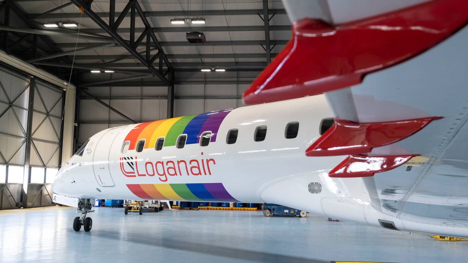 Loganair Reveals A Special Embraer ERJ-145 Livery Celebrating Pride Month