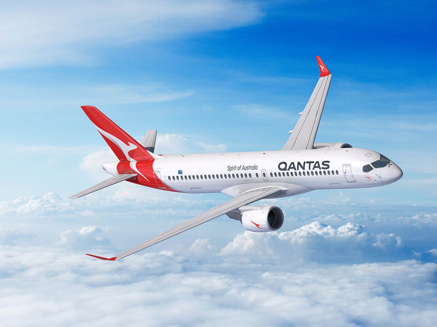 Airbus Begins Building Qantas' 1st A220