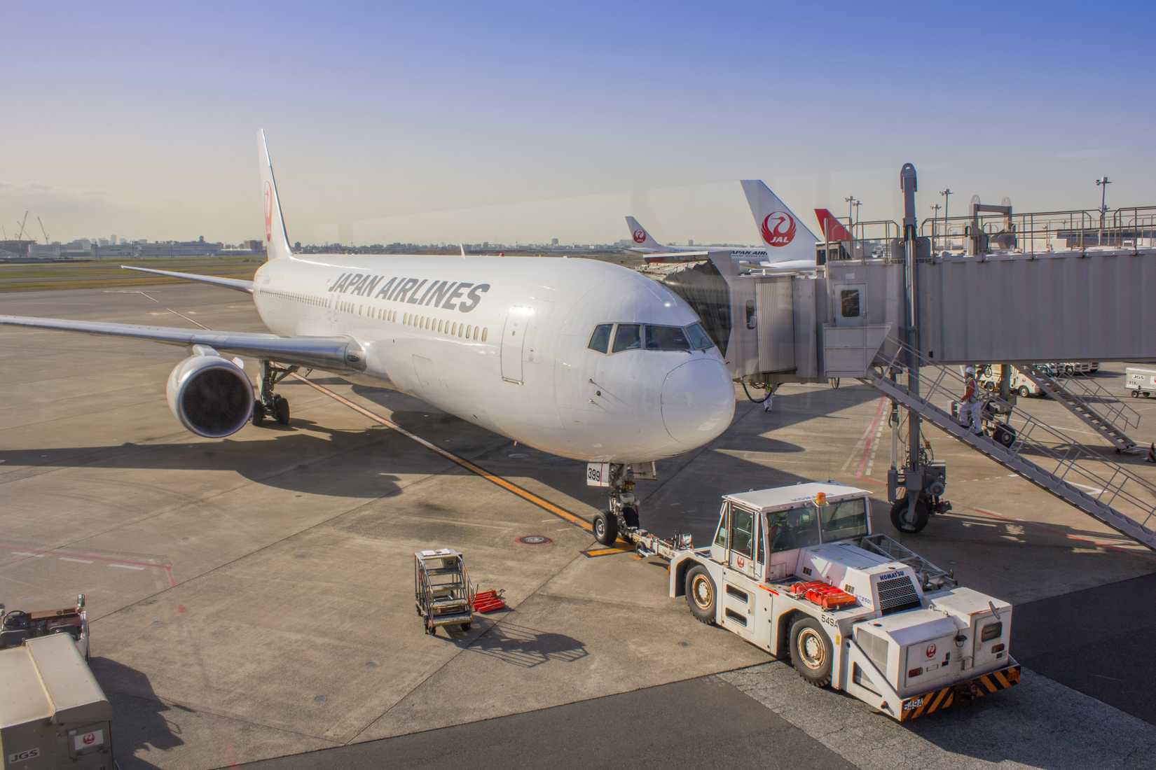 Japan Airlines Boeing 767 Parked