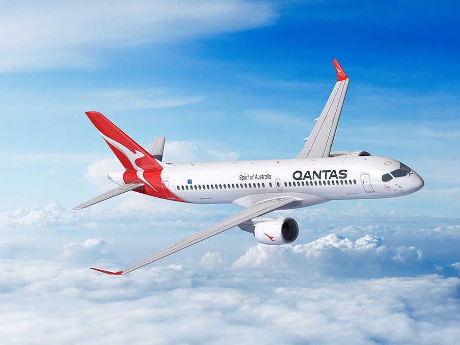 Qantas Airbus A220 aircraft