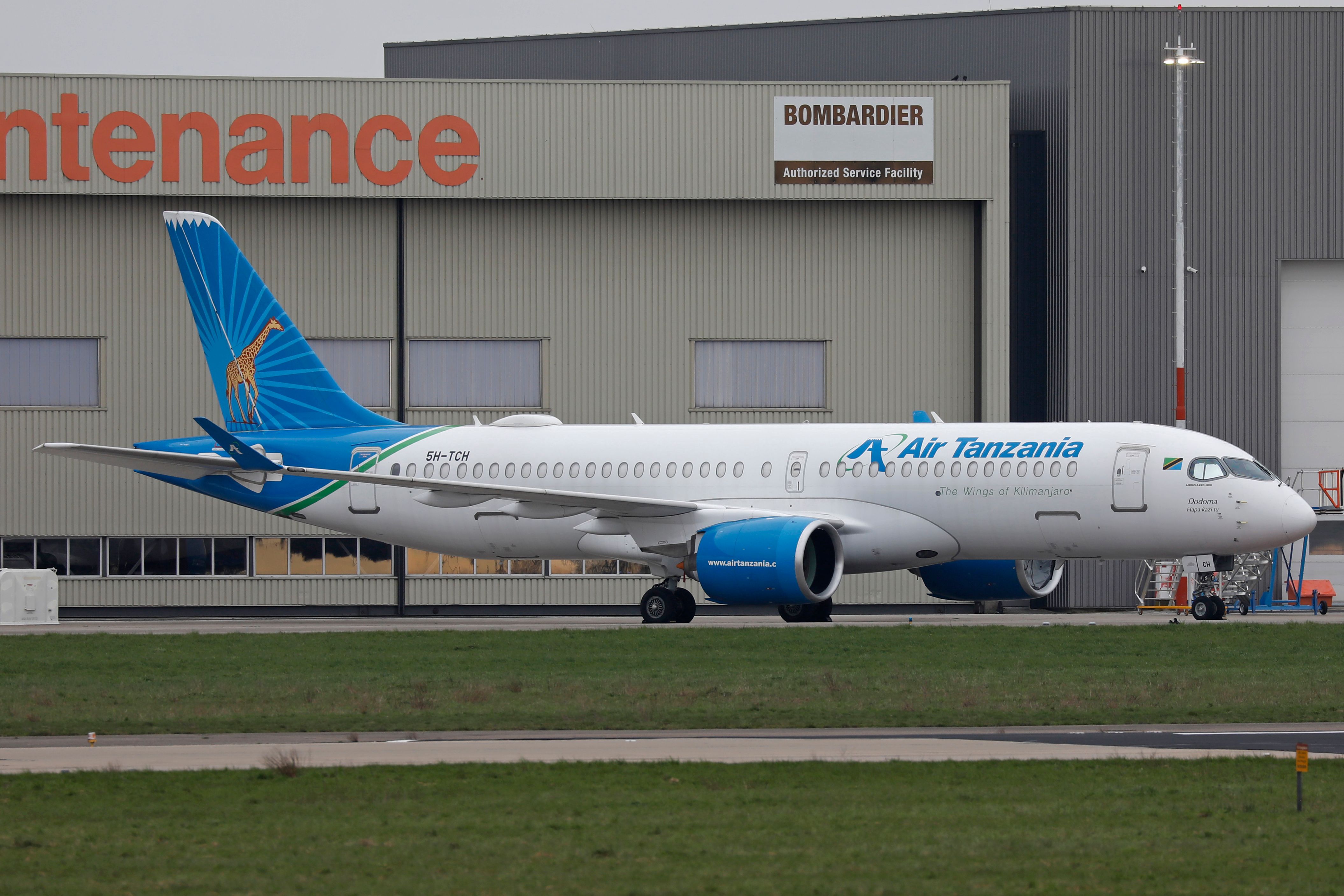 Air Tanzania Airbus A220 Returns Home After 7 Months Impounded In The Netherlands