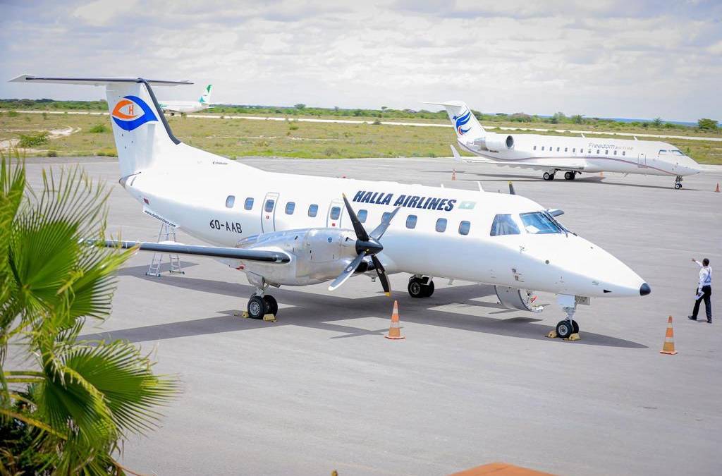 A Halla Airlines Embraer EMB-120 Brasilia Crashes In Mogadishu Injuring Two Passengers