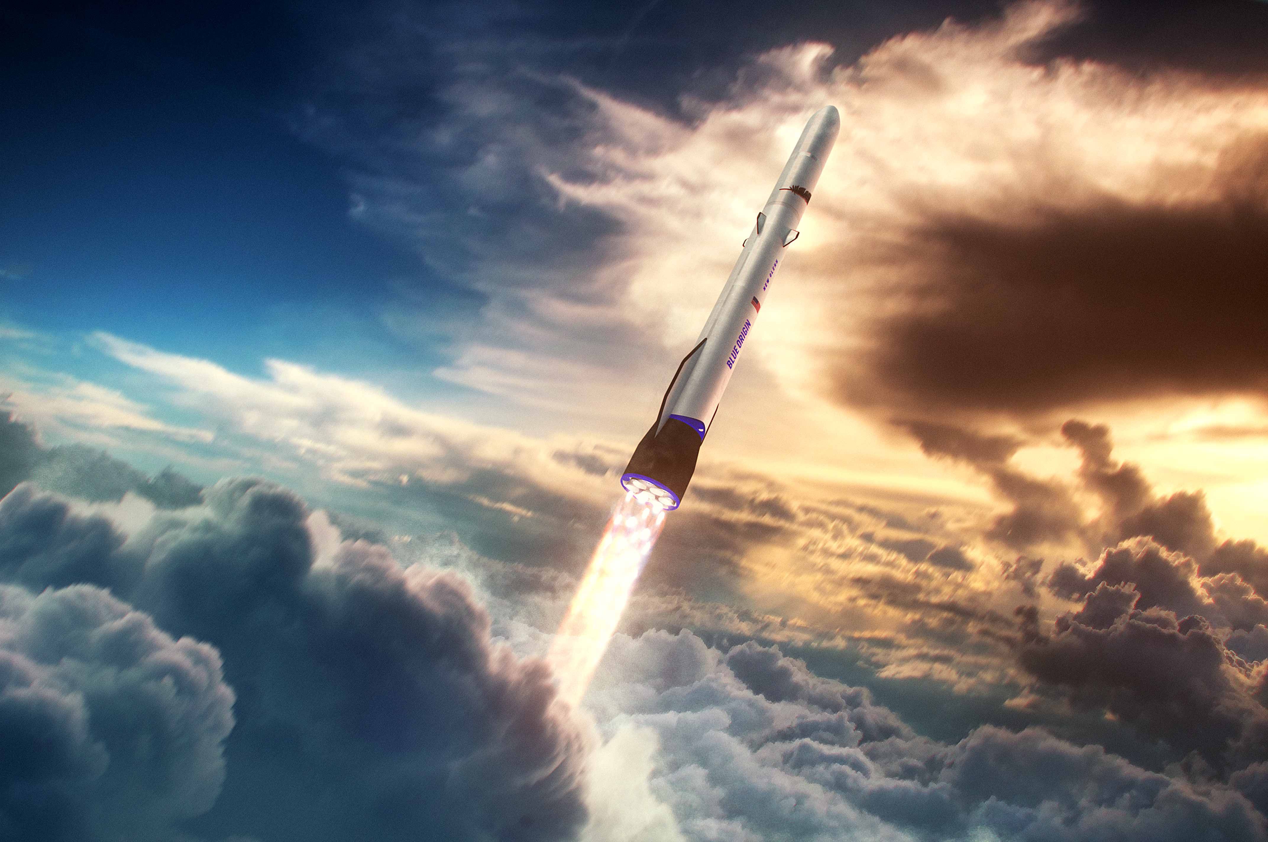 Blue Origin Rocket Blows Up During Tests