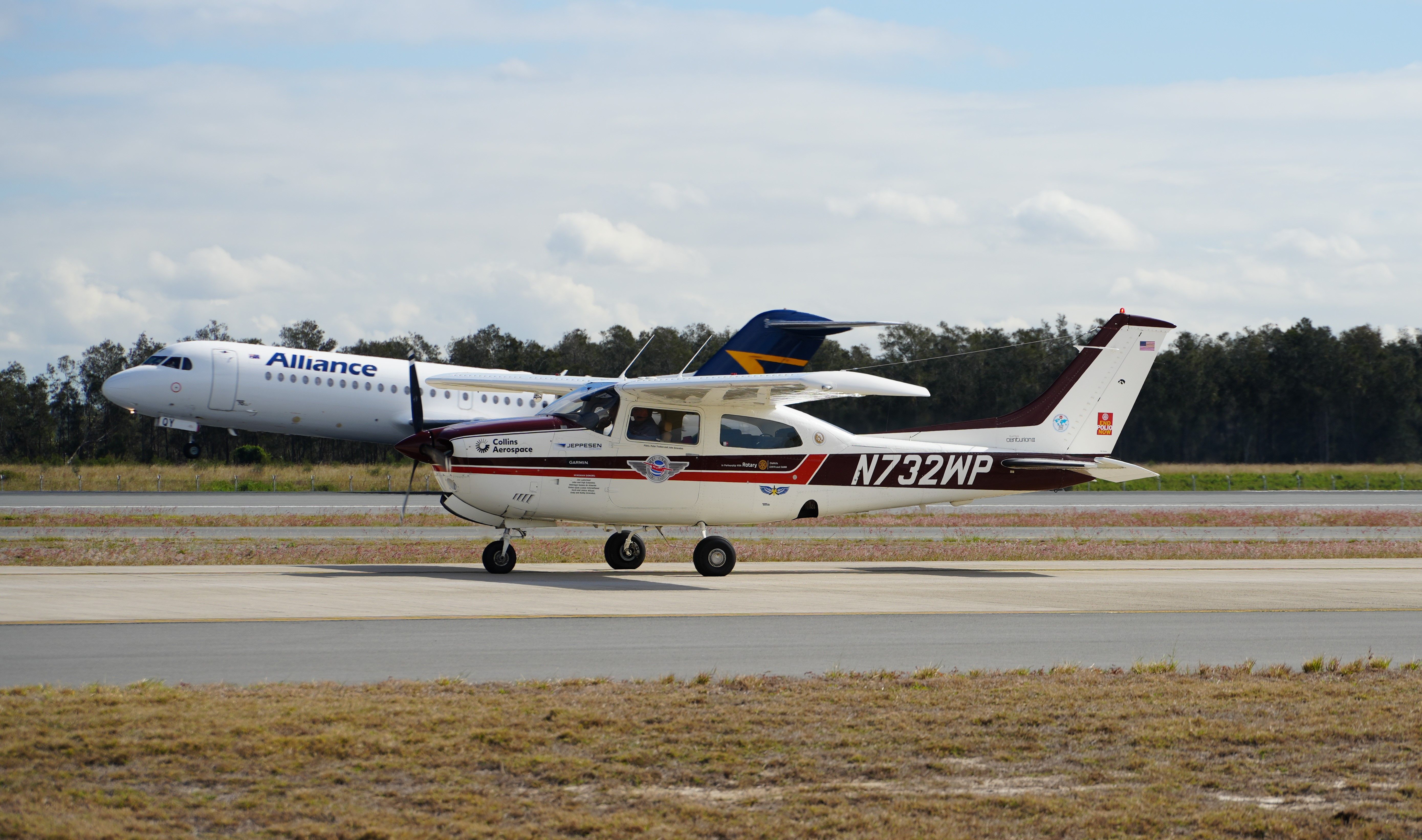 Around The World Cessna Flight Stops Off In Brisbane