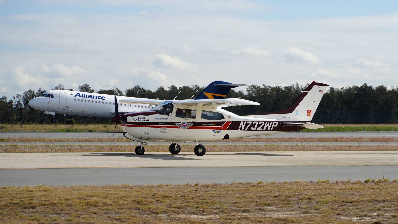 Around The World Cessna Flight Stops Off In Brisbane