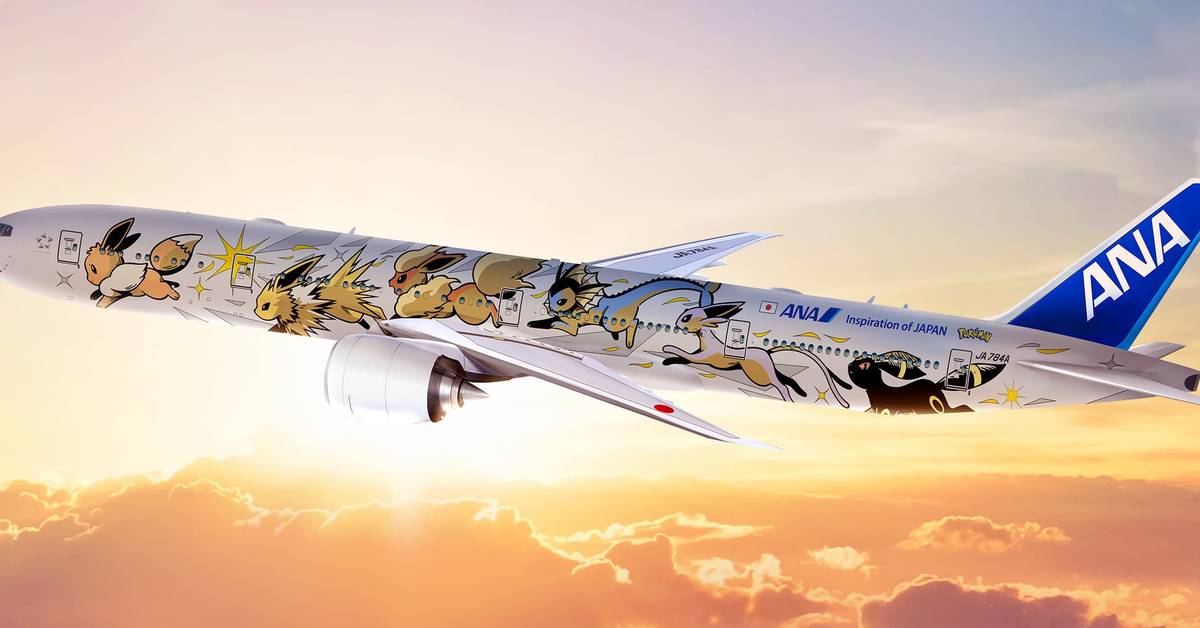 航空機・ヘリコプター ANA B777-300 Eevee Jet NH 1/400 ANA Will Fly Its Eevee Liveried Boeing 777 To London Next Month