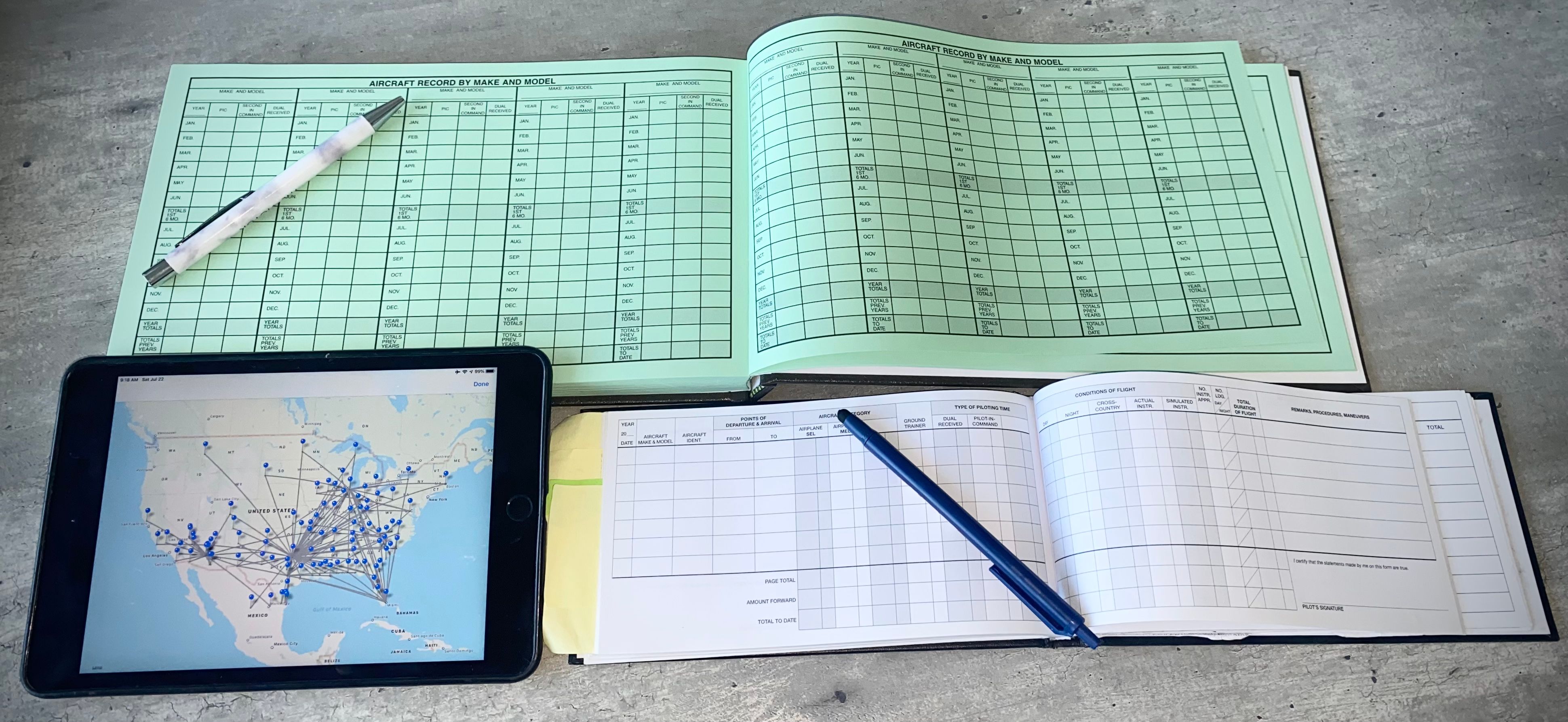 What Does A Commercial Pilot's Logbook Look Like?