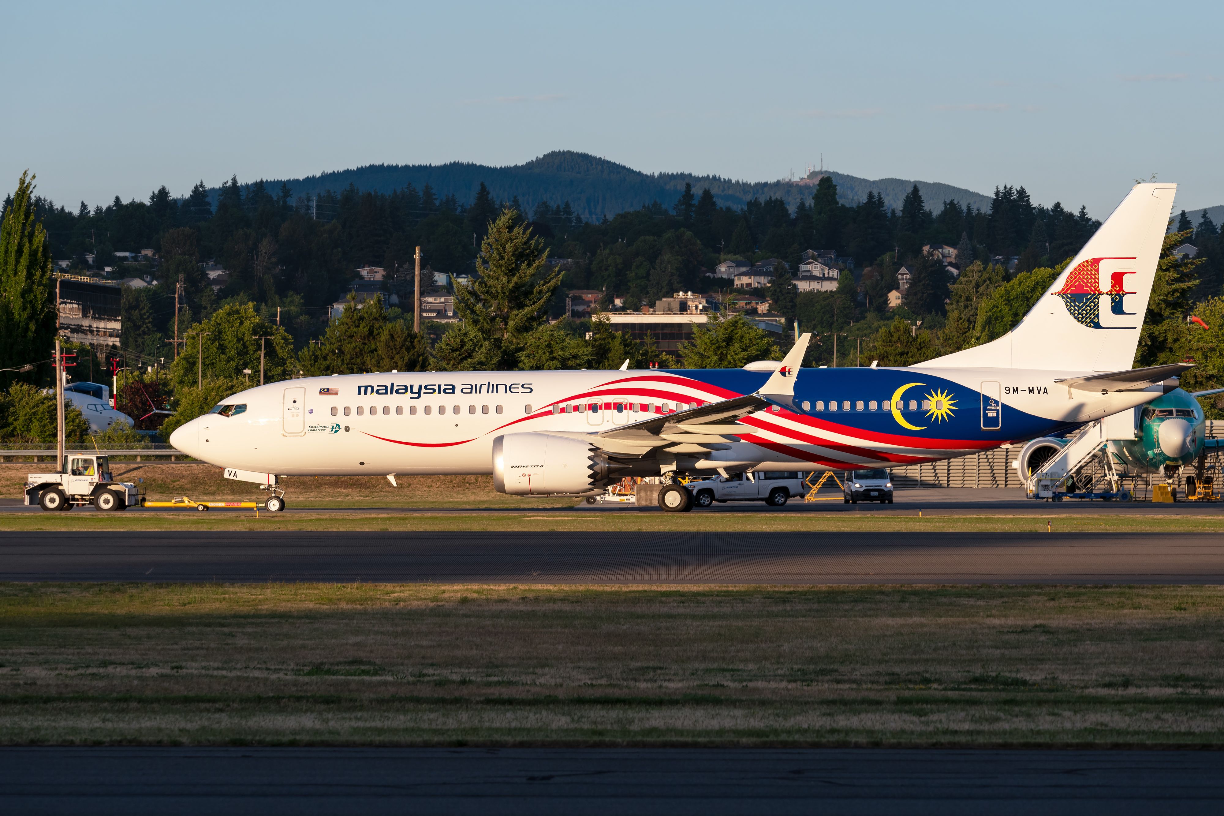 First Boeing 737 MAX For Malaysia Airlines Is Fresh Out Of The Paint Shop