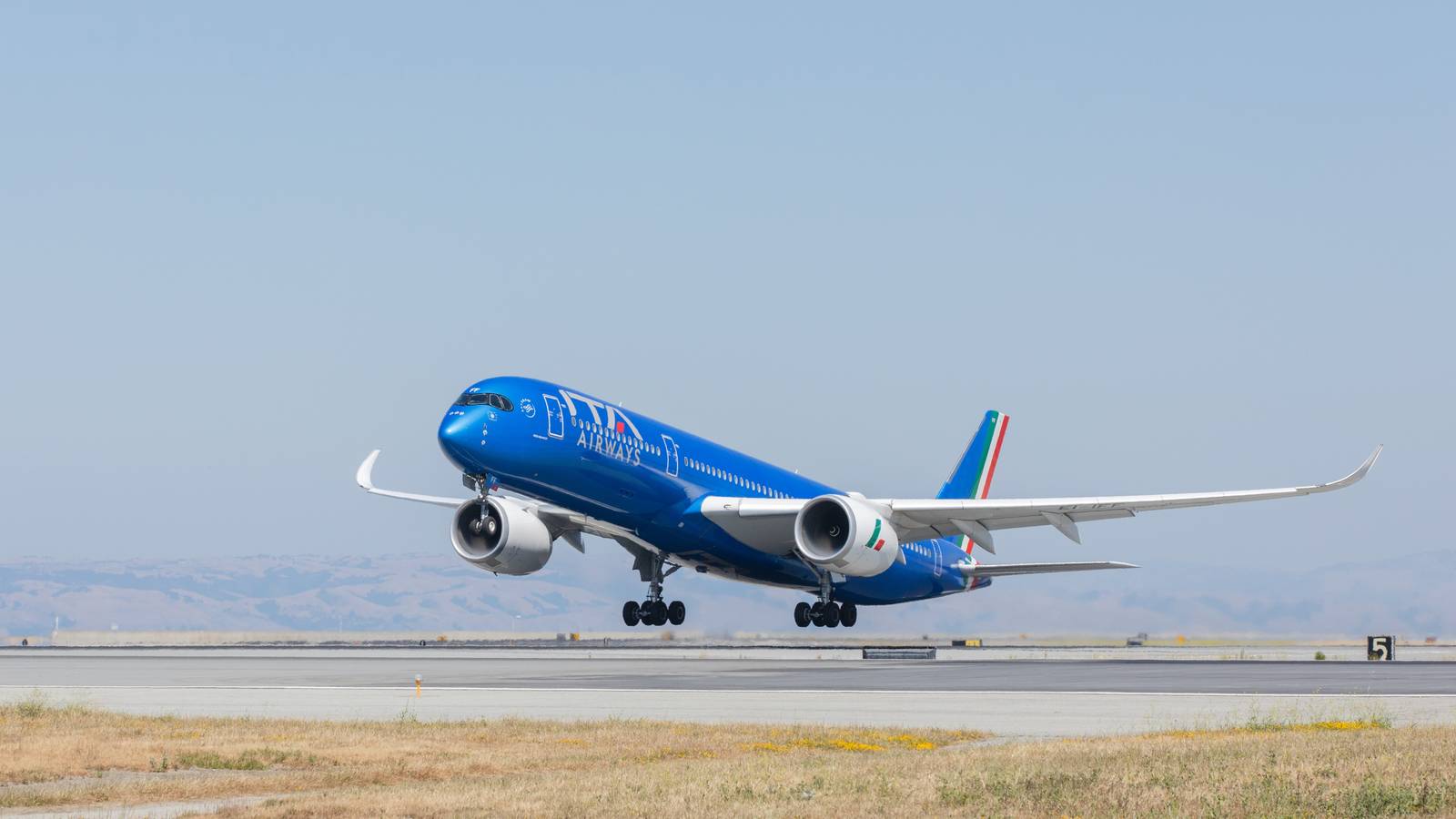 ITA Airways Operates Its Inaugural San Francisco Airbus A350 Flight