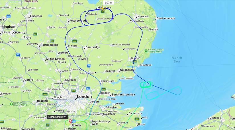 Norse Atlantic Airways Boeing 787-9 Circles For Hours Before Returning ...