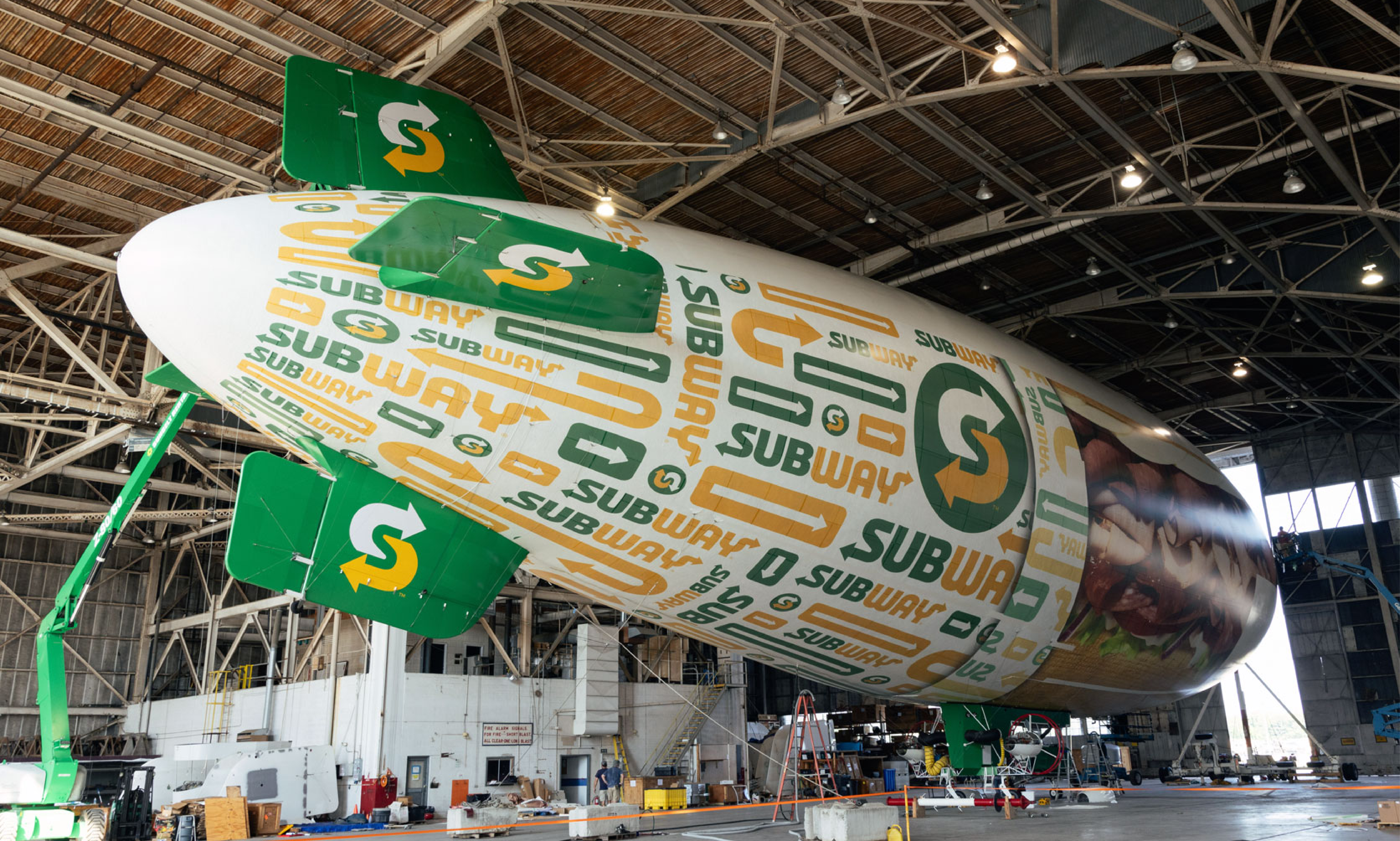 Crazy? Subway Is Opening A Restaurant On A Blimp