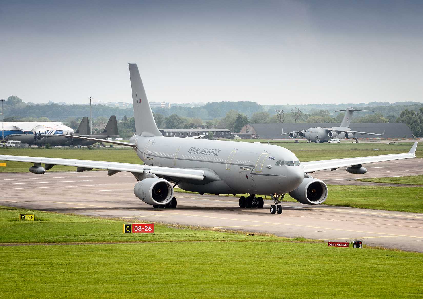 Brize Norton Voyager aircraft