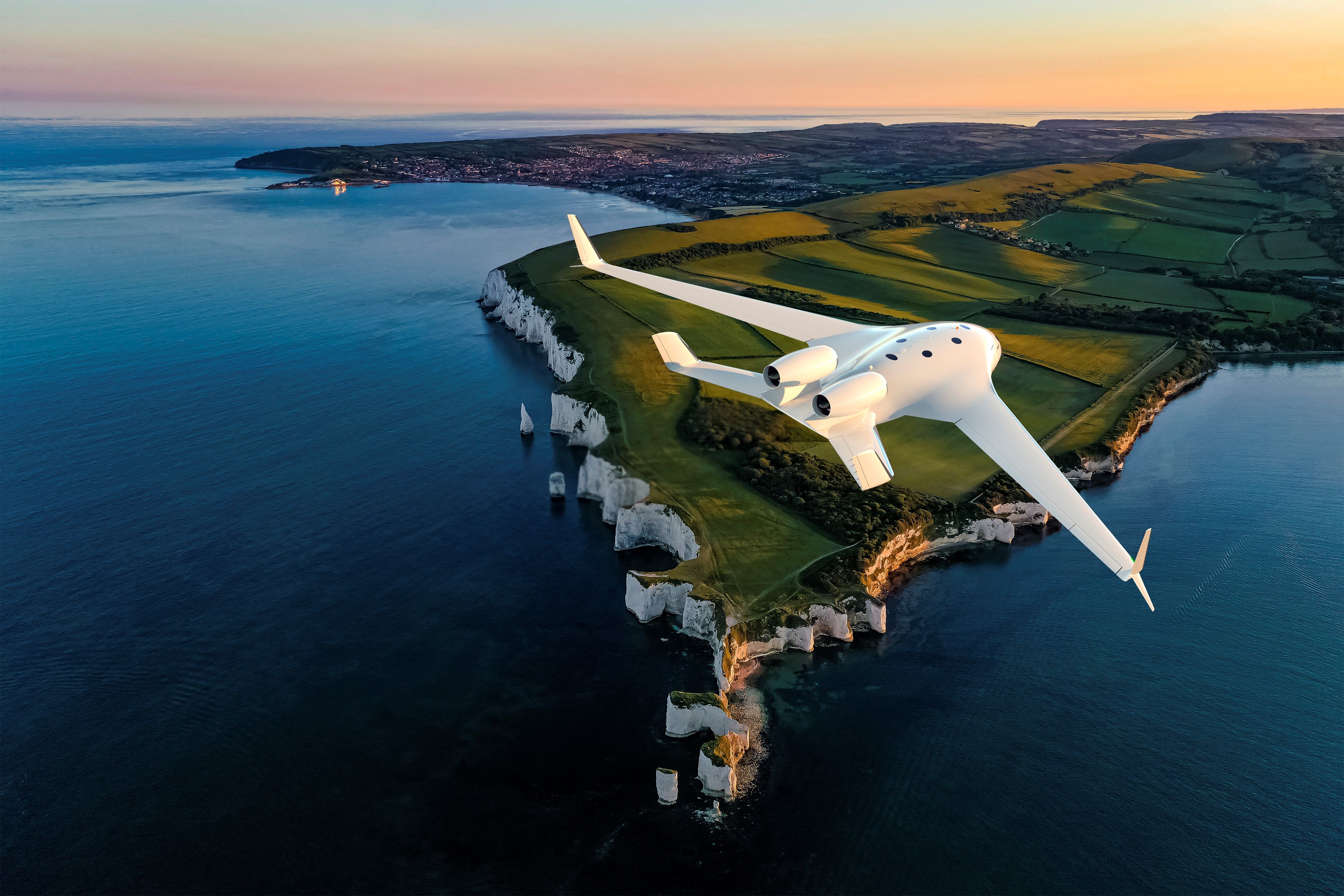 A Look At The Blended Wing Body Bombardier Ecojet