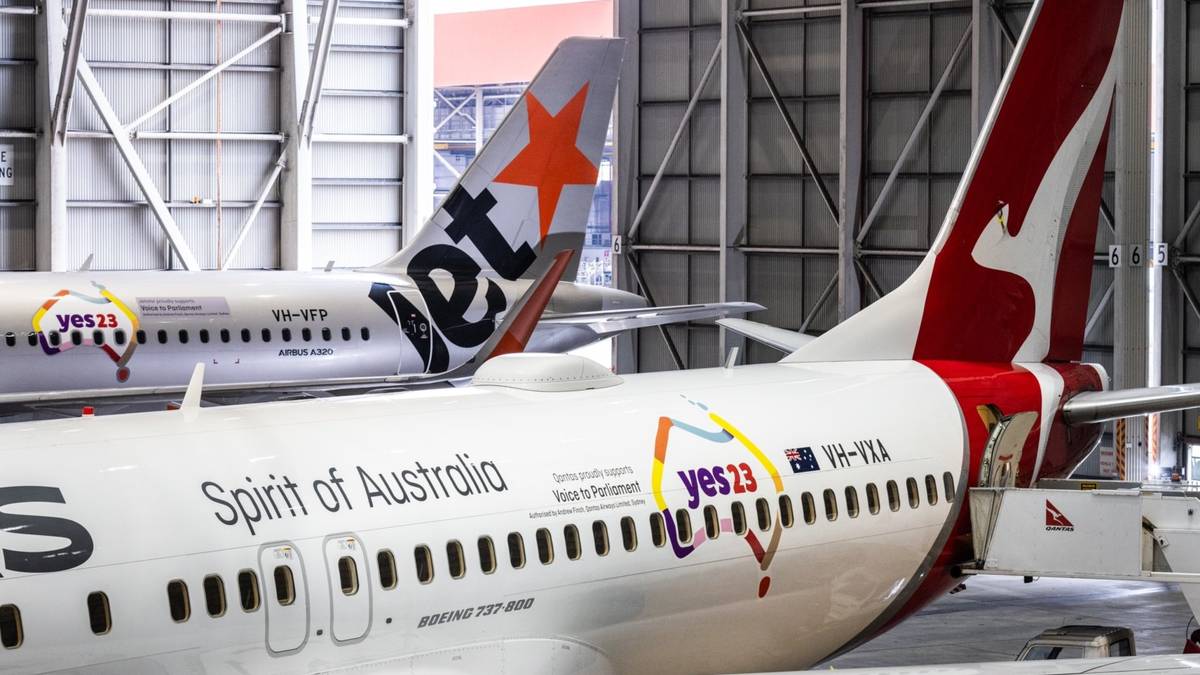 Qantas Voices Support Of Indigenous Referendum With Special Yes23 Boeing 737 Livery