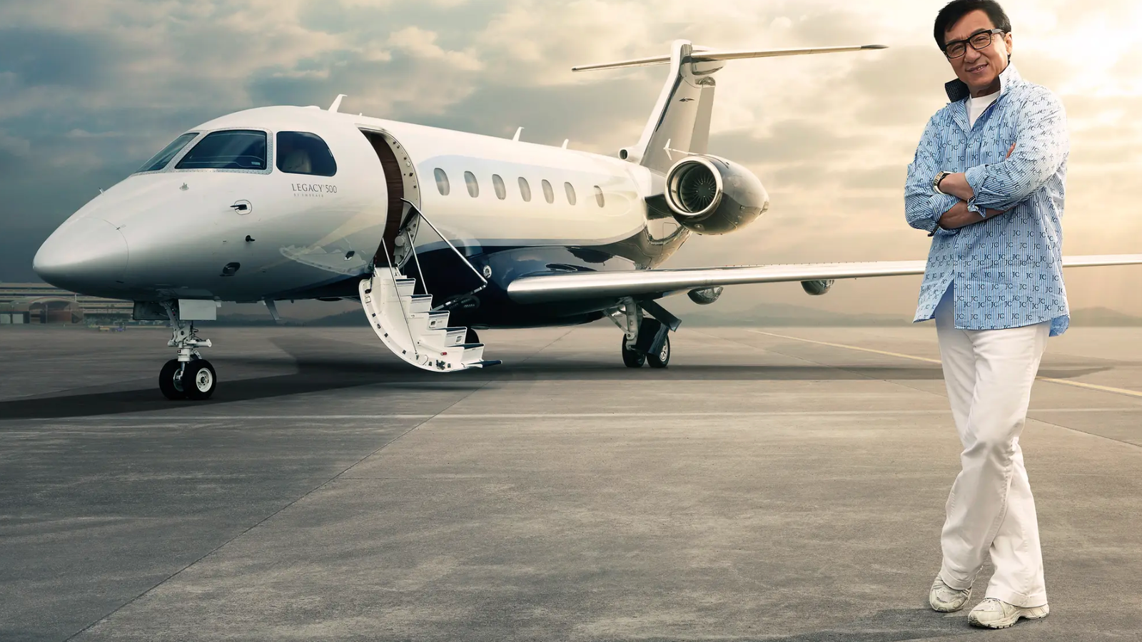 Inside Jackie Chan's $20m Embraer Legacy Private Jet