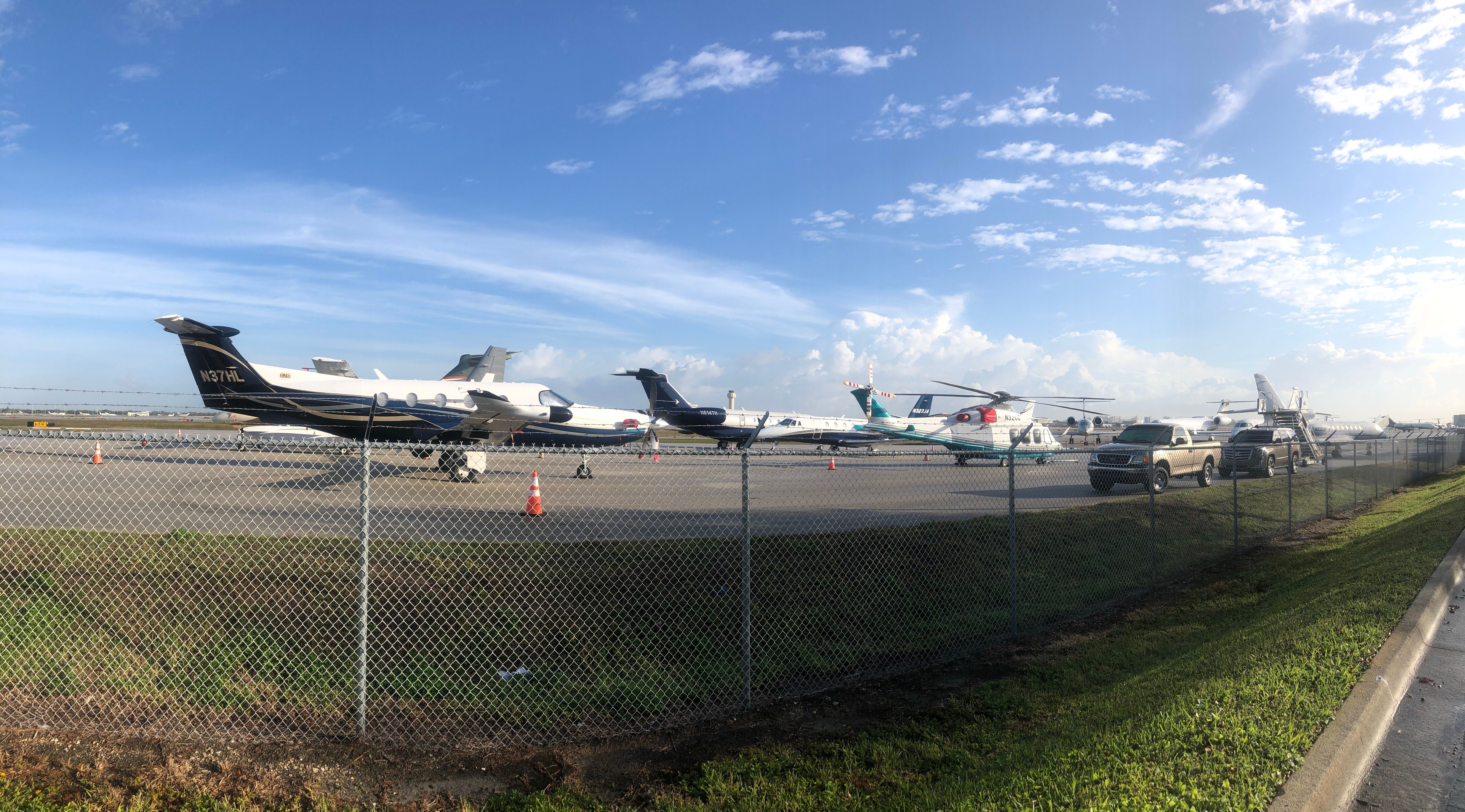 Rental Vehicle Drives Onto Palm Beach International Airport Runway