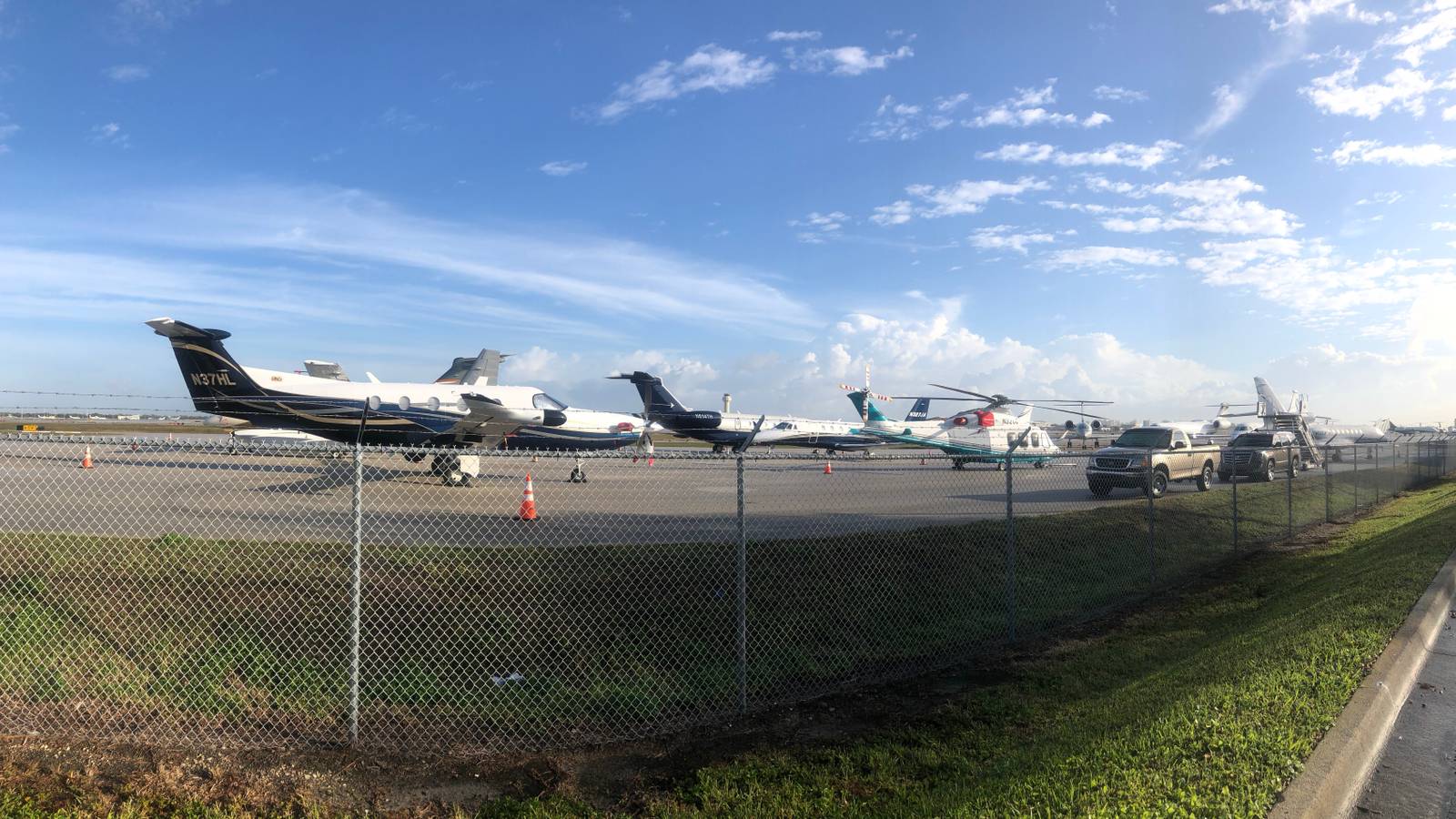 Rental Vehicle Drives Onto Palm Beach International Airport Runway
