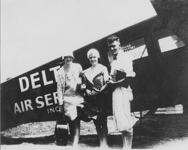 When Did Delta Air Lines Operate Its First Flight?