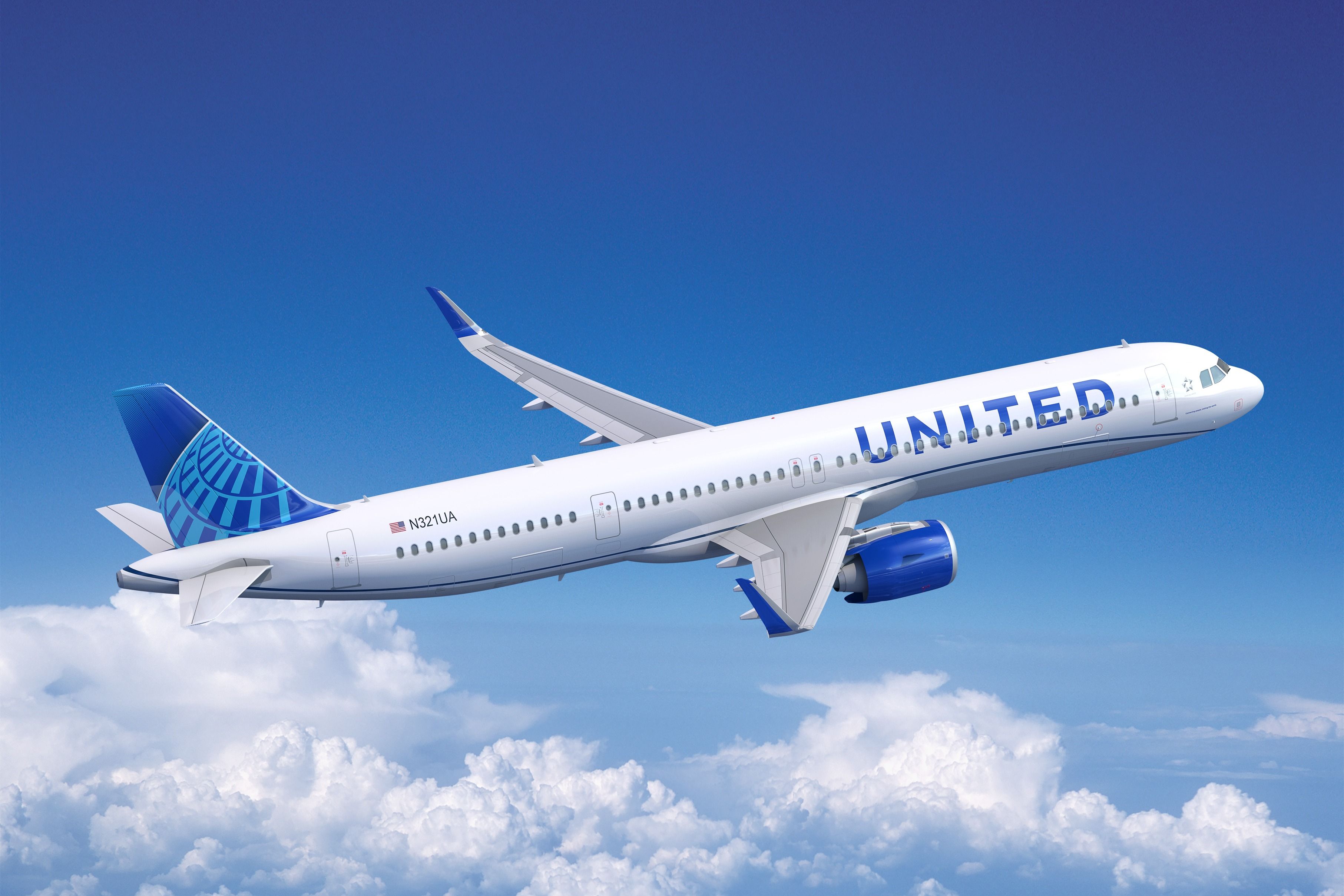 United Airlines' 1st Airbus A321neo Completes Its 1st Test Flight