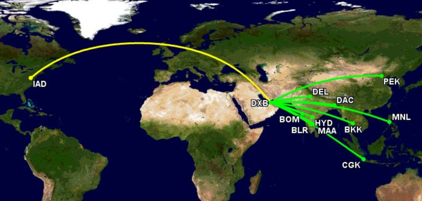 Emirates Cuts The Airbus A380 From Washington Dulles Flights
