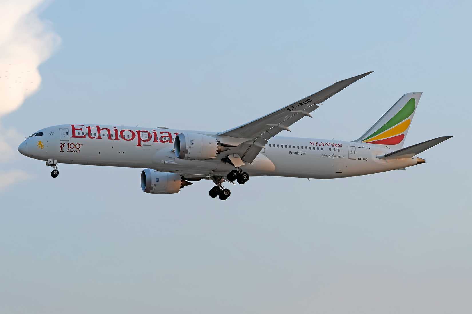 Ethiopian 787-9 flying