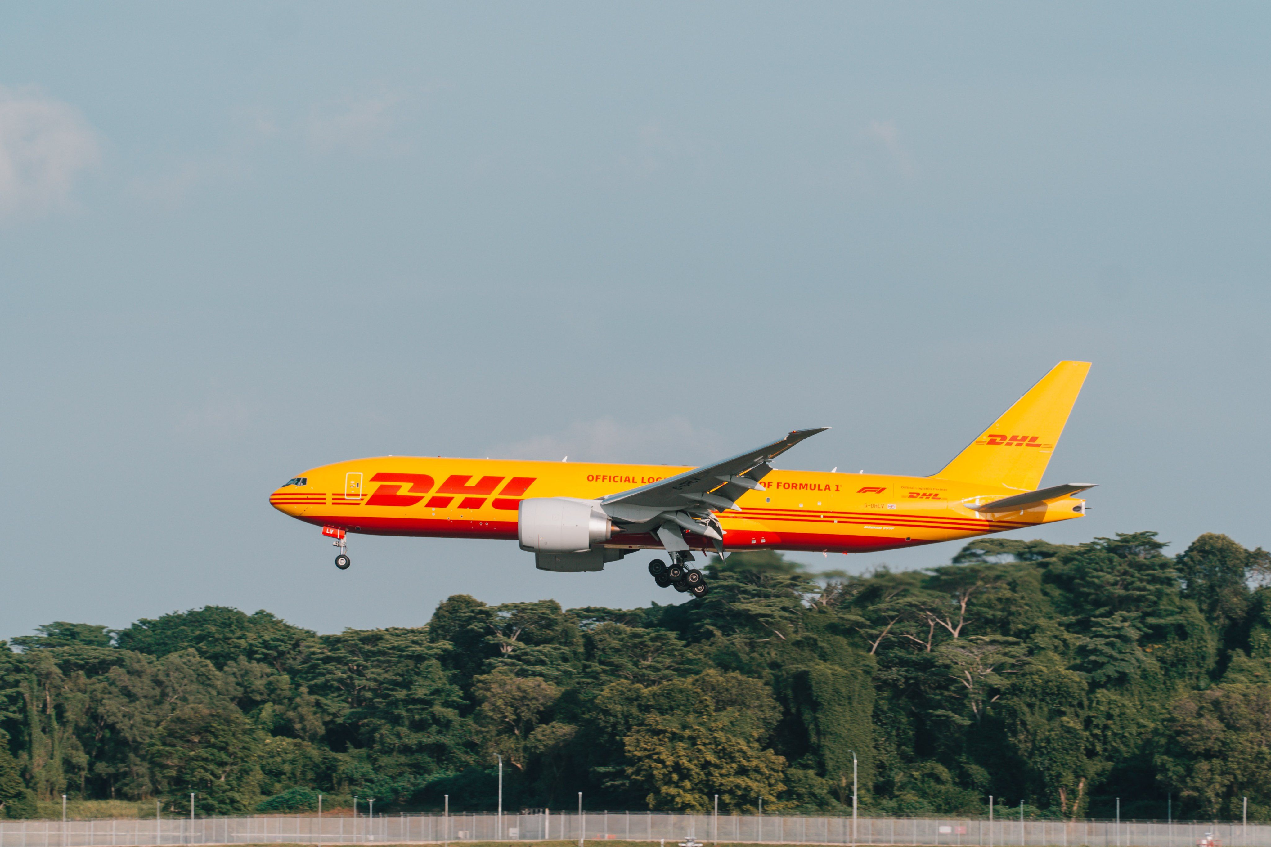 DHL Unveils New Formula 1 Livery On Boeing 777