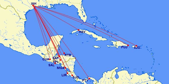 Examined United Airlines Latin American Route Network Out Of Houston examined-united-airlines-latin-american-route-network-out-of-houston