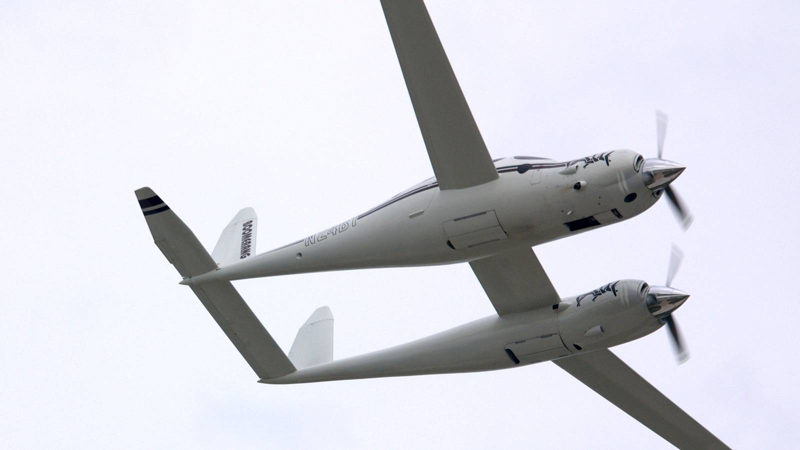 The Weirdest Private Plane? A Look At The Double Fuselage Rutan Boomerang