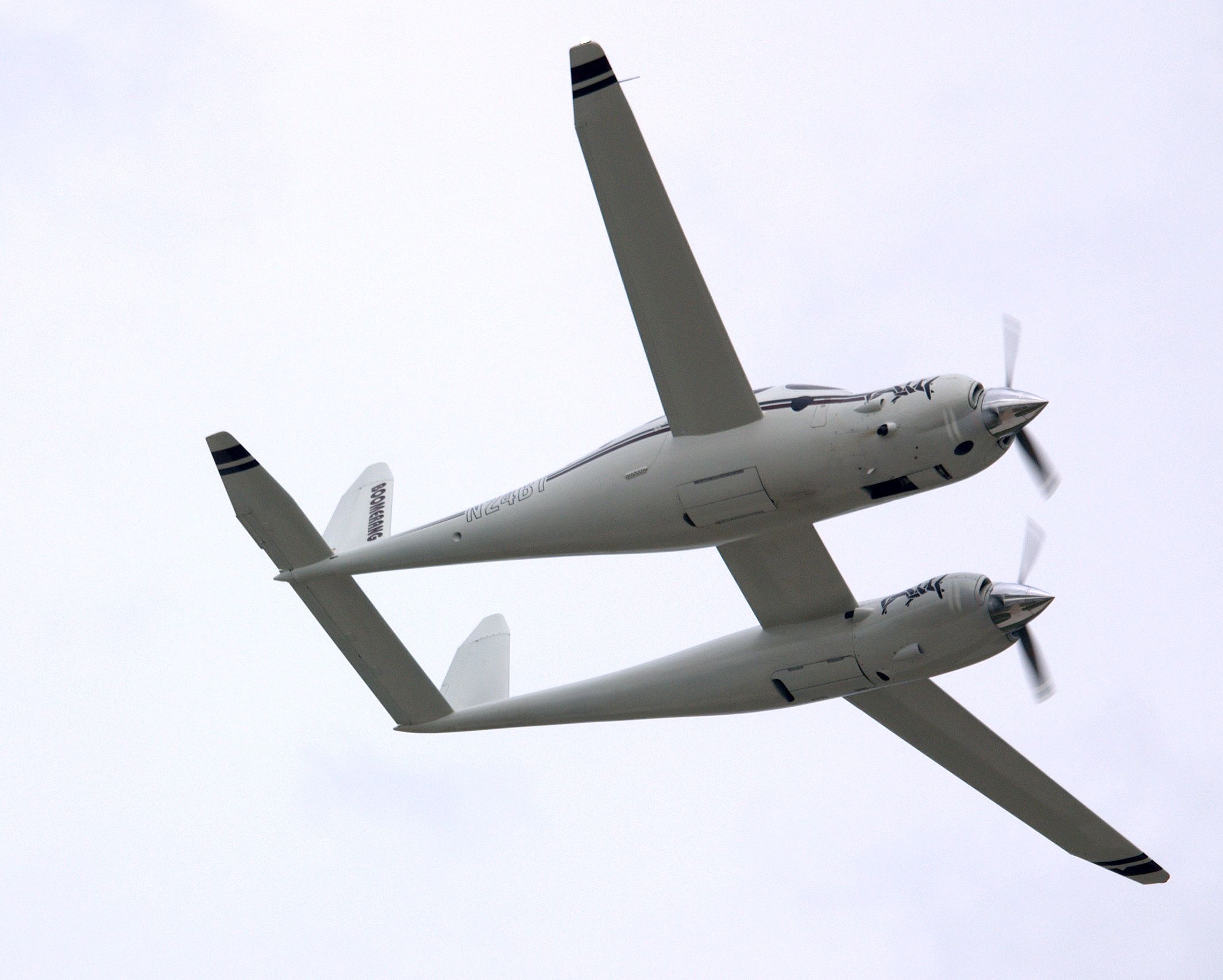 The Weirdest Private Plane? A Look At The Double Fuselage Rutan Boomerang