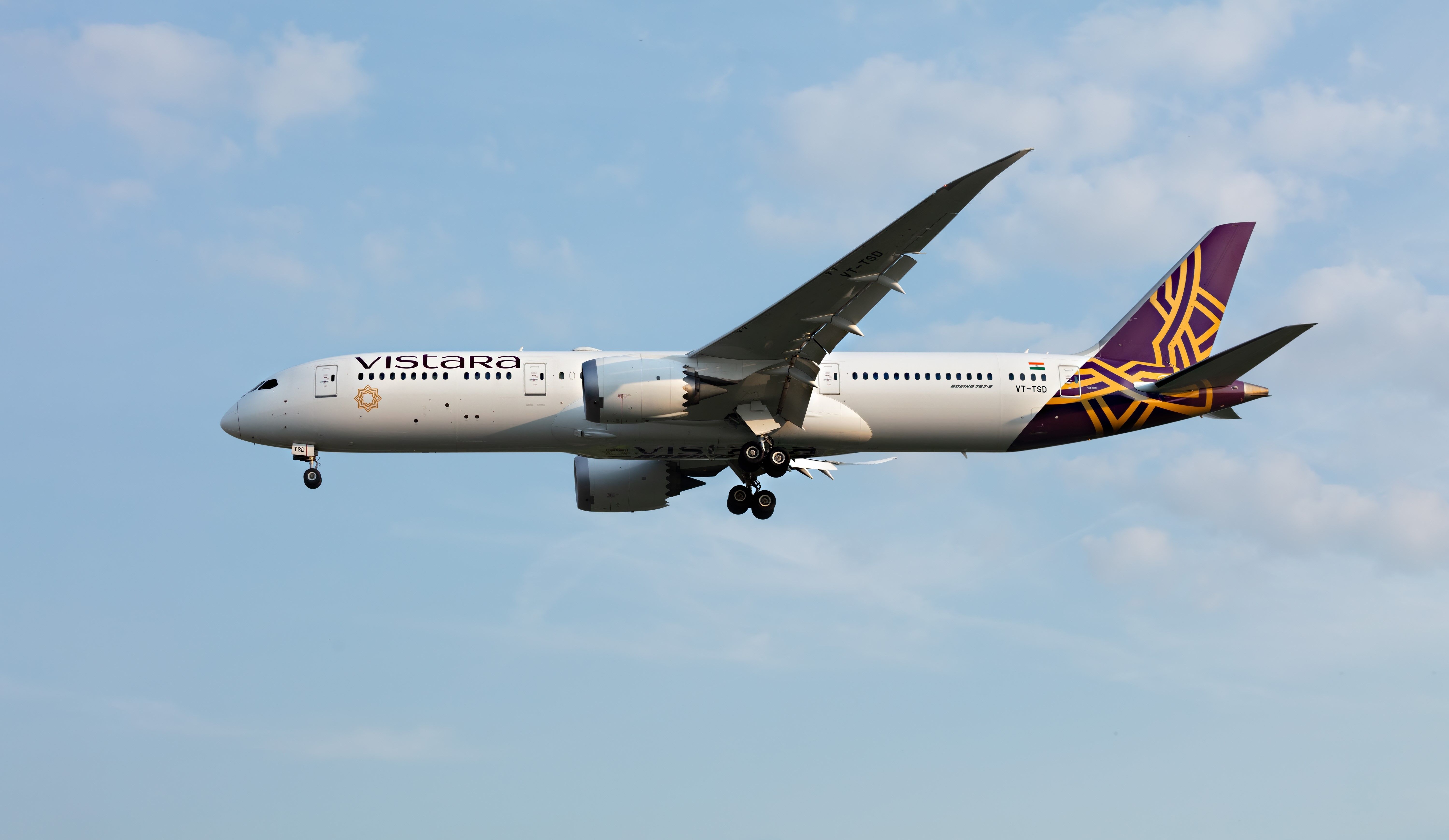 Vistara航空 Boeing 787-9 1/500 Vistara Announces Mumbai-Frankfurt Flight On Its Boeing 787