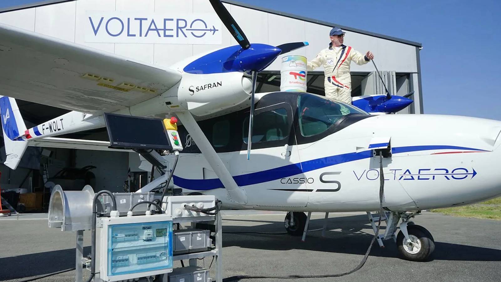 VoltAero World First Electric-Hybrid Aircraft 100% SAF Flight