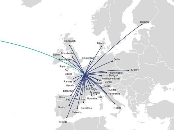 Westjet Postal Code WestJet Adds 31 European Destinations Through Codeshare With Air France