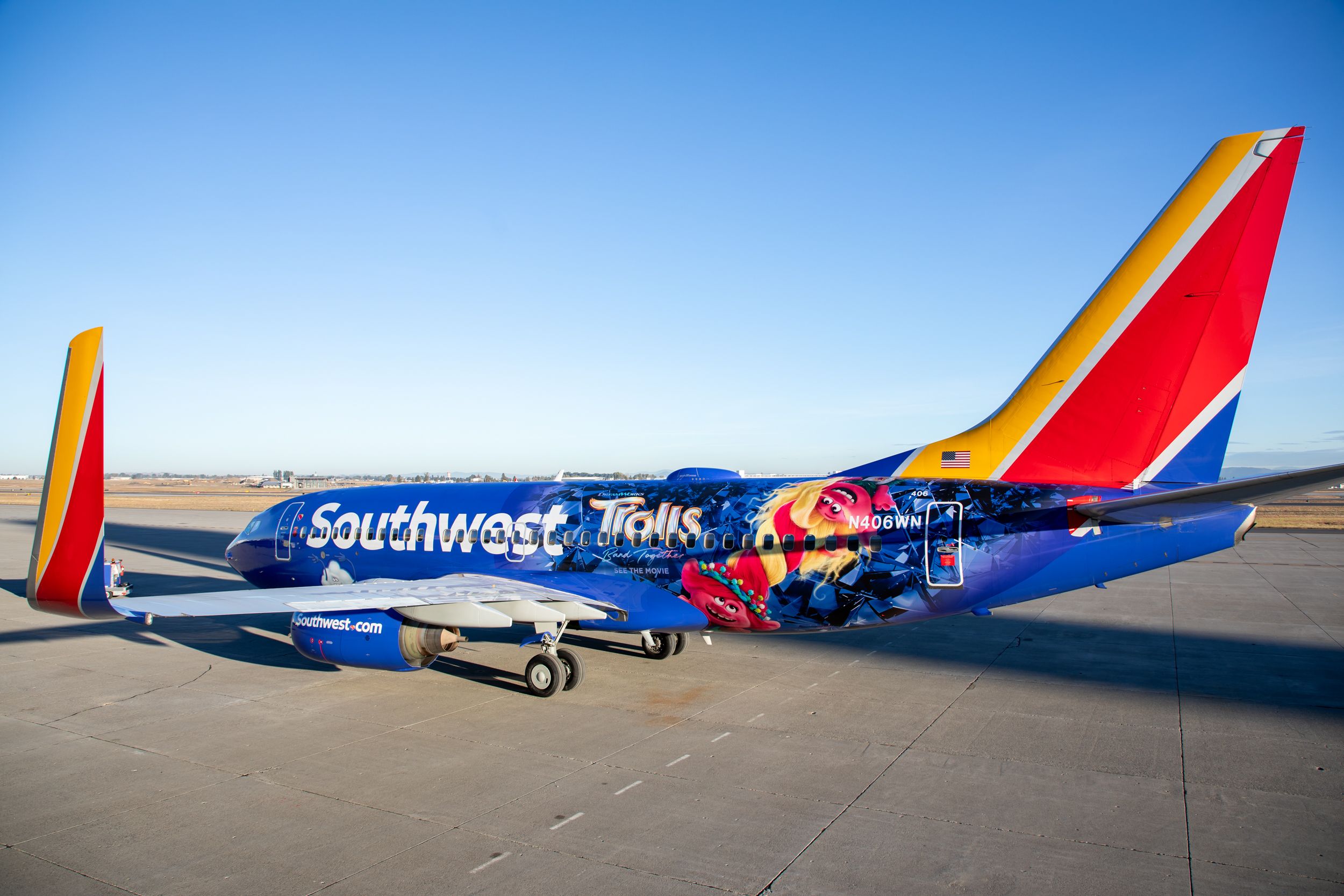 Southwest Airlines' Latest Boeing 737 Livery Features: Trolls