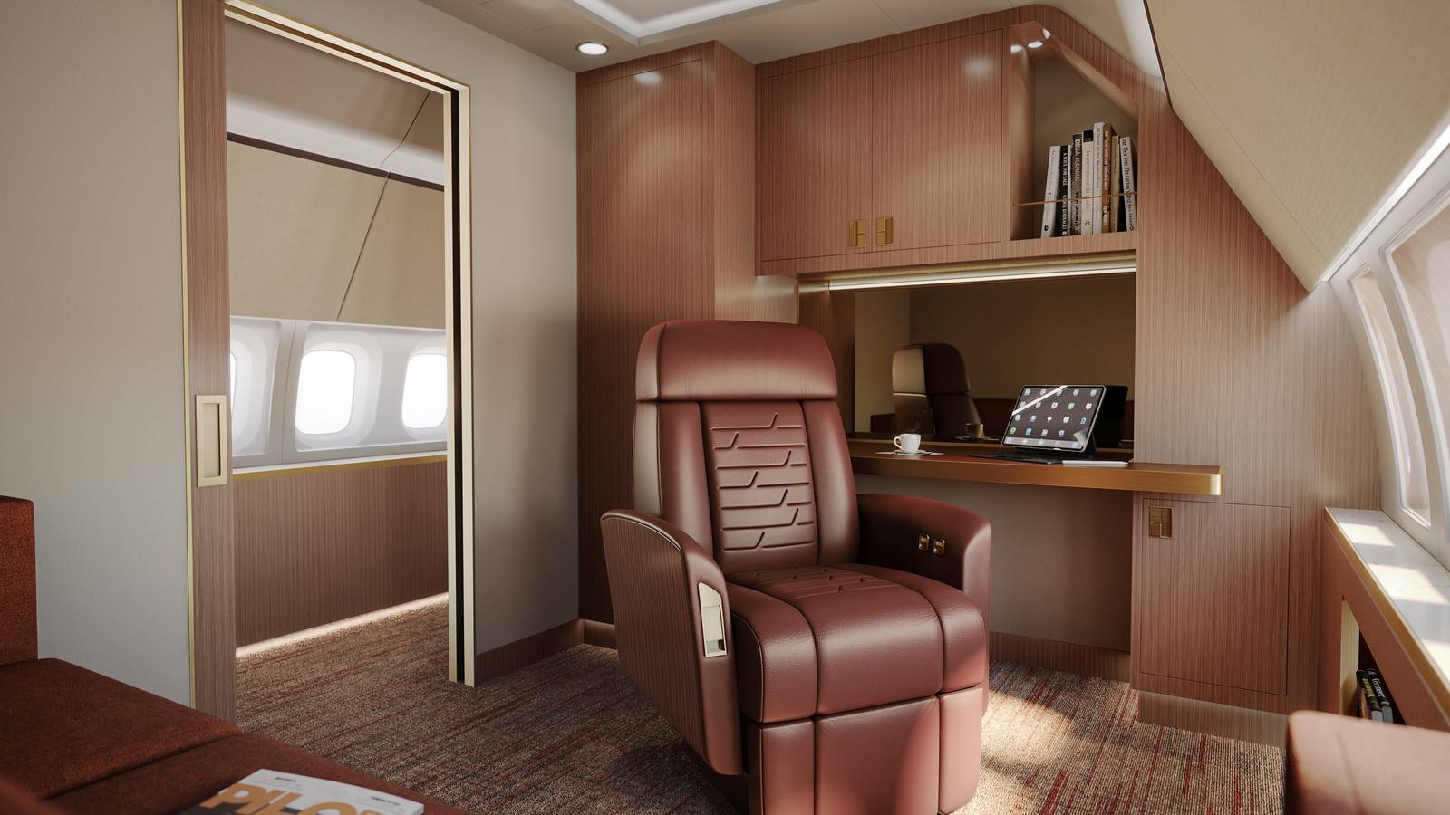 Boeing Reveals New Cabin Selections For BBJ 737-7