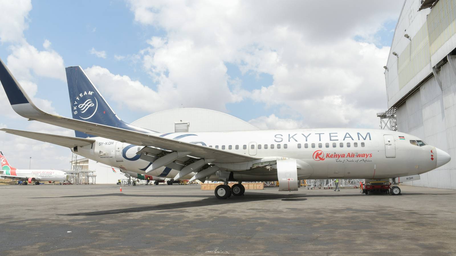 Kenya Airways Donates 20 Year Old SkyTeam Liveried Boeing 737 To Local High School