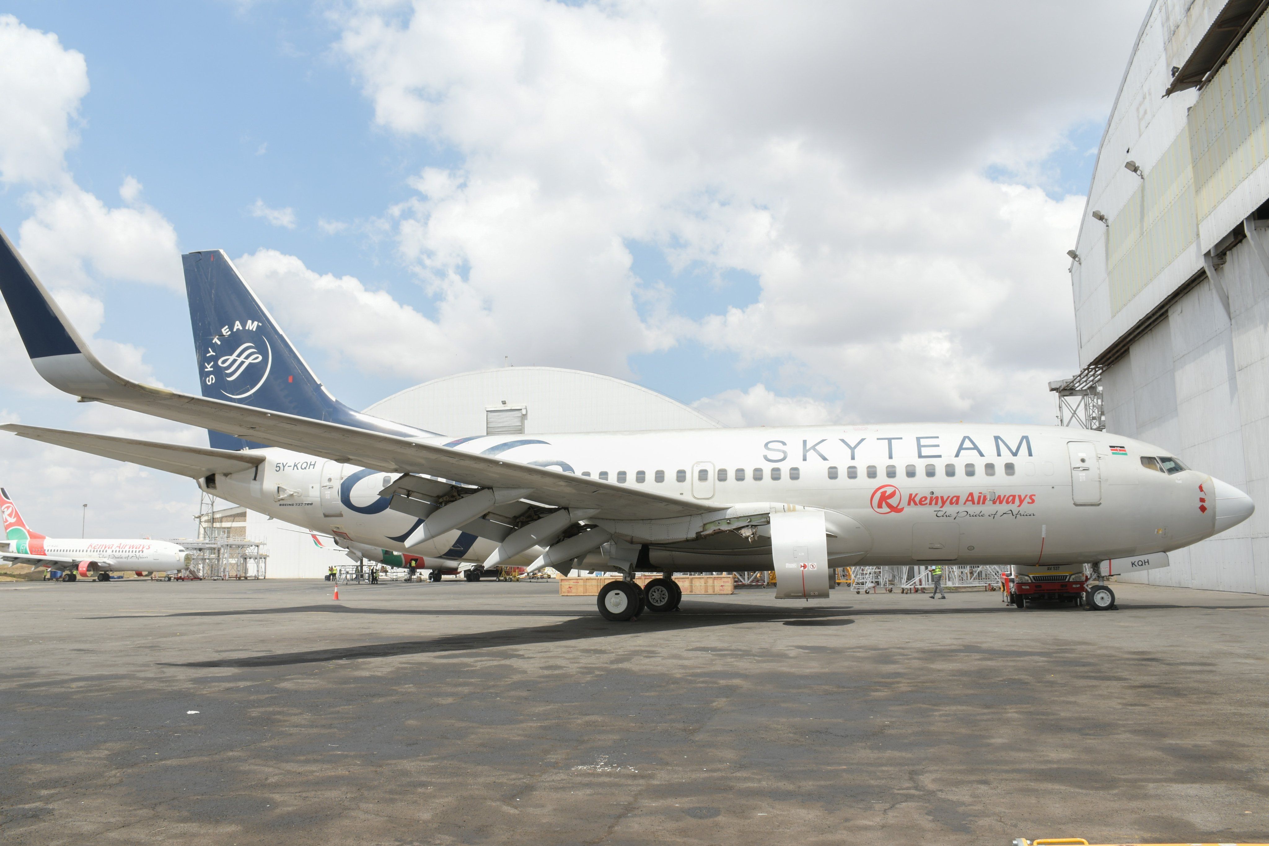 Kenya Airways Donates 20 Year Old SkyTeam Liveried Boeing 737 To Local High School