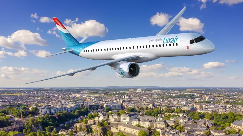 Luxembourg's Luxair Orders Up To 9 Embraer E195-E2s