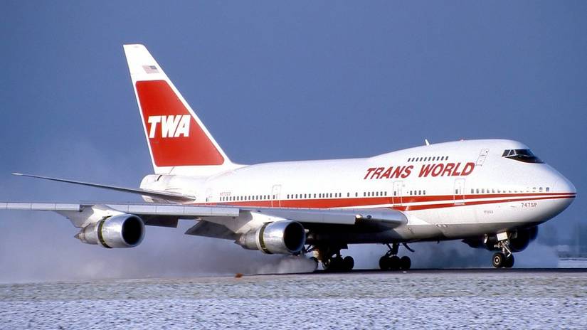 A TWA Boeing 747