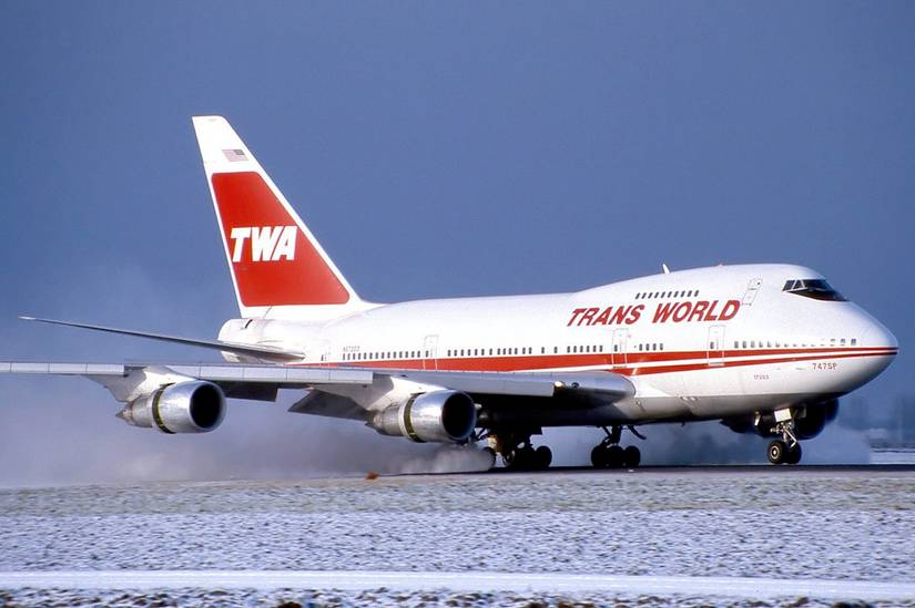 A TWA Boeing 747