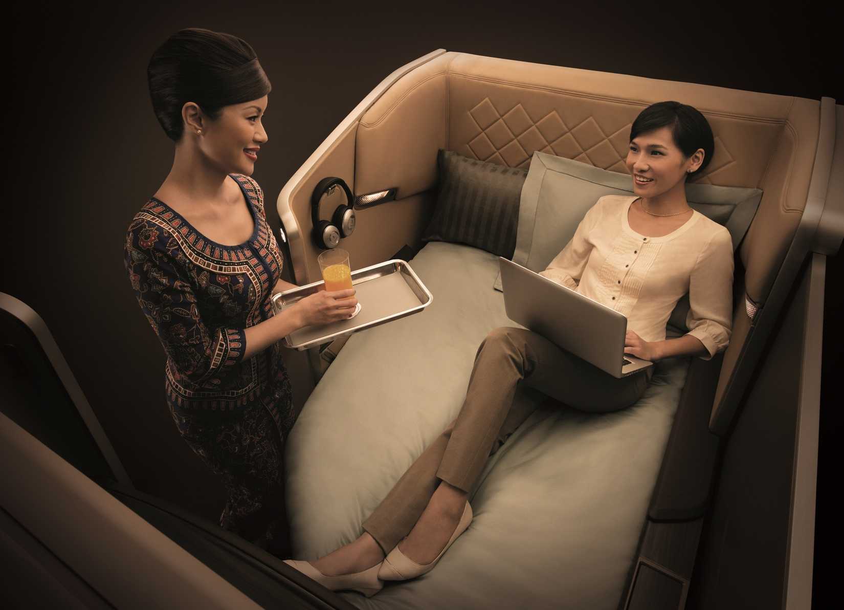 Singapore Airlines first class