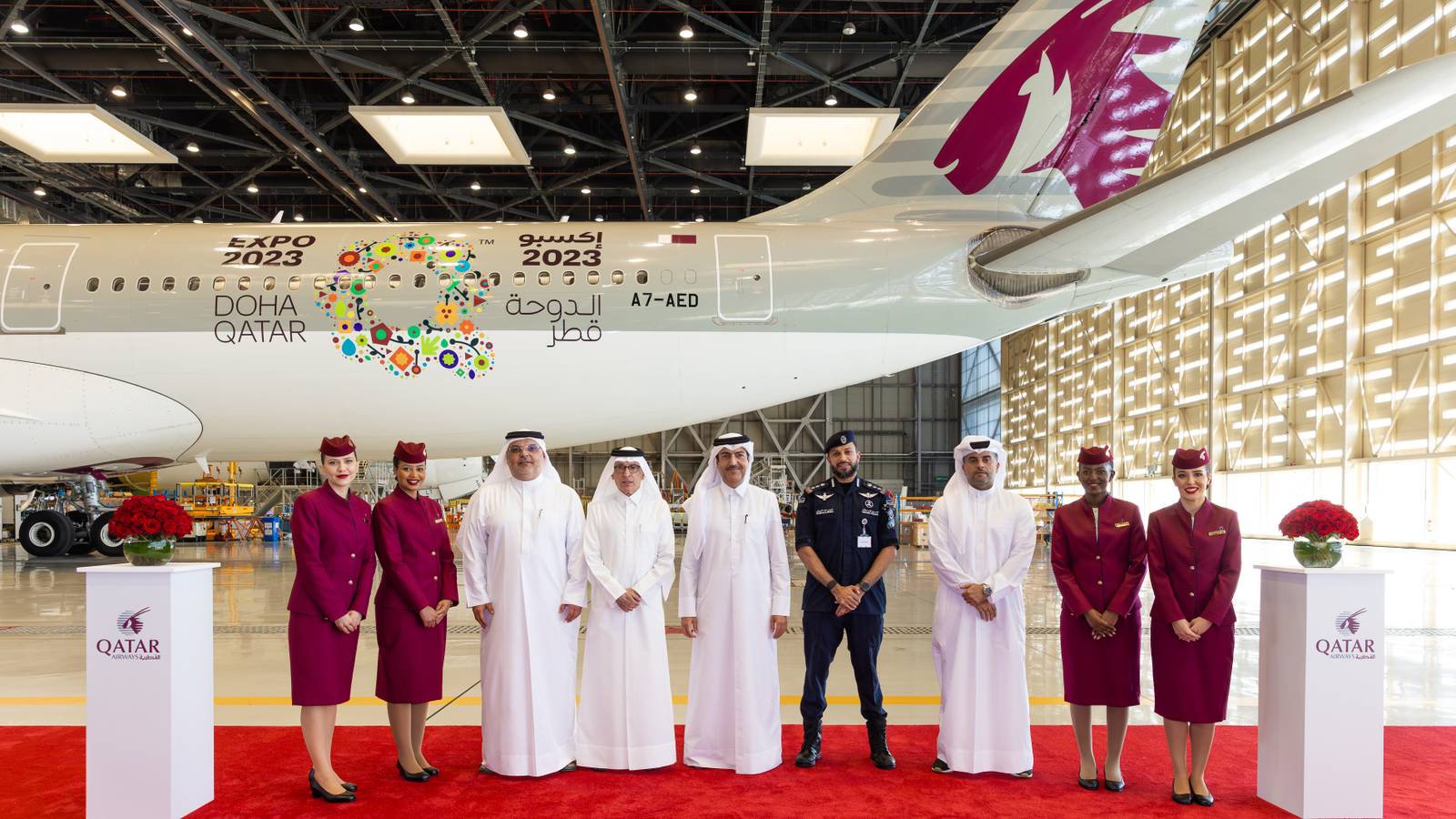 Qatar Airways Reveals Airbus A330 Expo 2023 Doha Livery