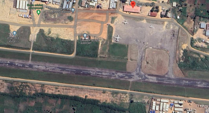 FlyCAA ATR 72 Comes Off The Runway In The Democratic Republic Of Congo