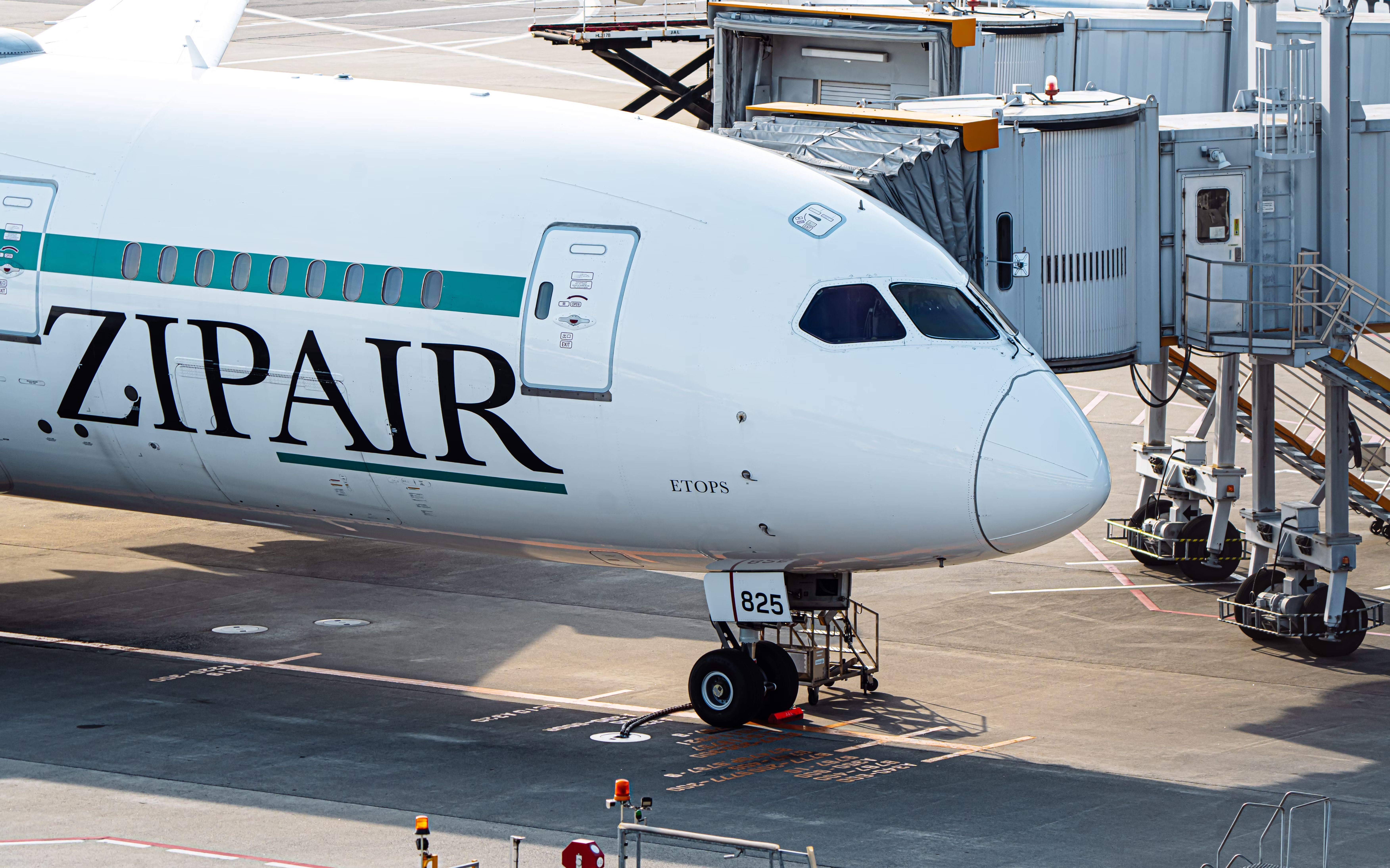 (新品：未開封)ZIPAIR ボーイング787-8　TOMORROW NG Models ZIPAIR Tokyo 787-8 Dreamliner revised new colors; with