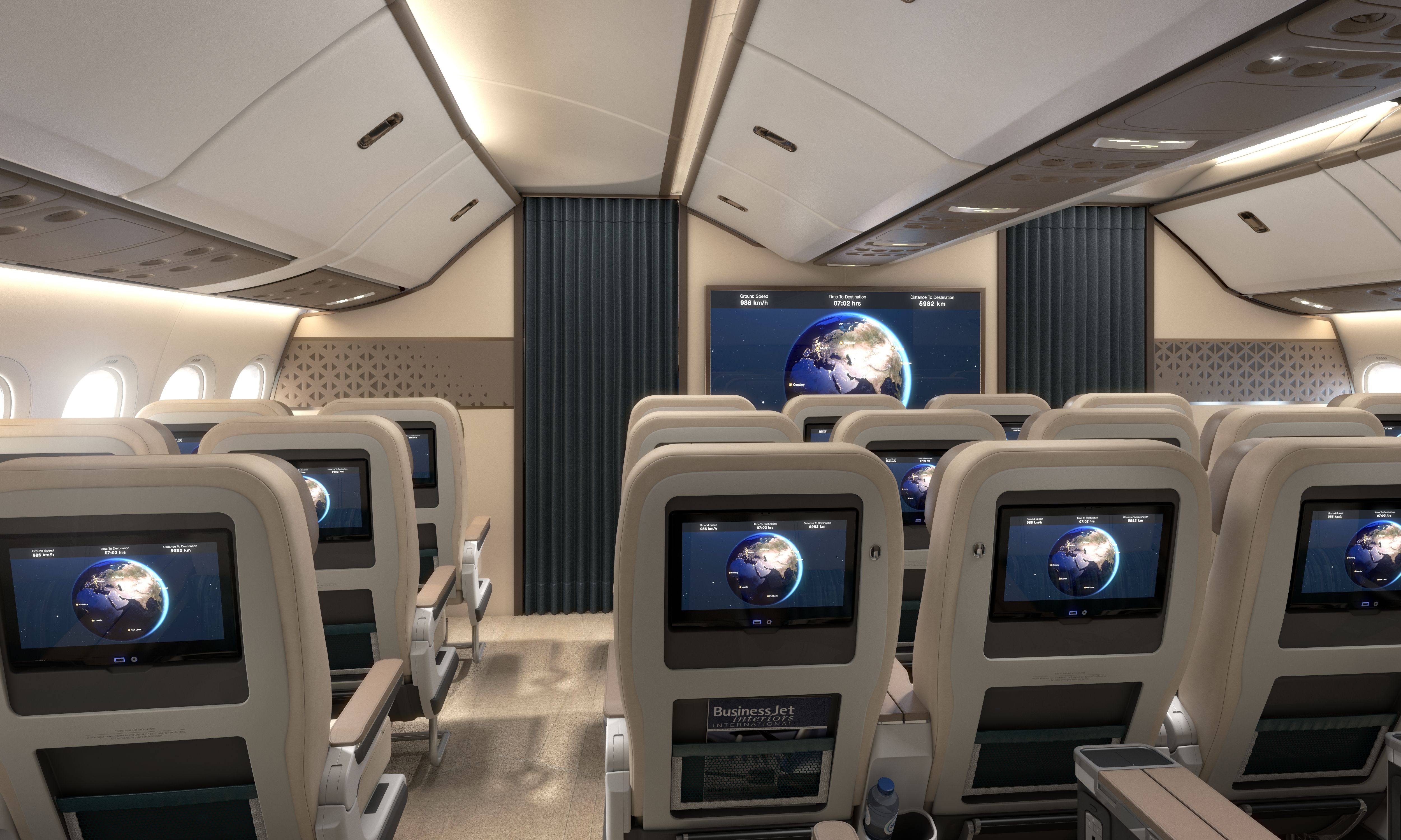 In Photos: Lufthansa Technik's Stunning Boeing 777X Private Jet