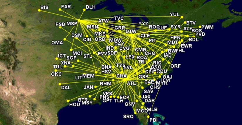 Delta New Flight Routes 138 Routes: Where Delta Air Lines Is Flying The Boeing 717 This Winter