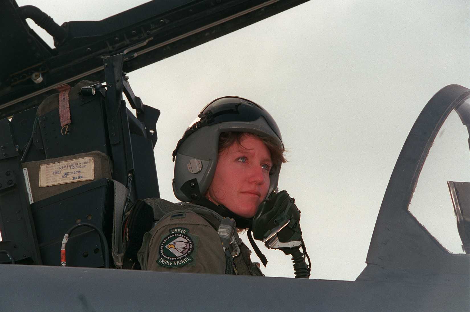 USAF Maj. General (then-1st Lt.) Jeannie Leavitt