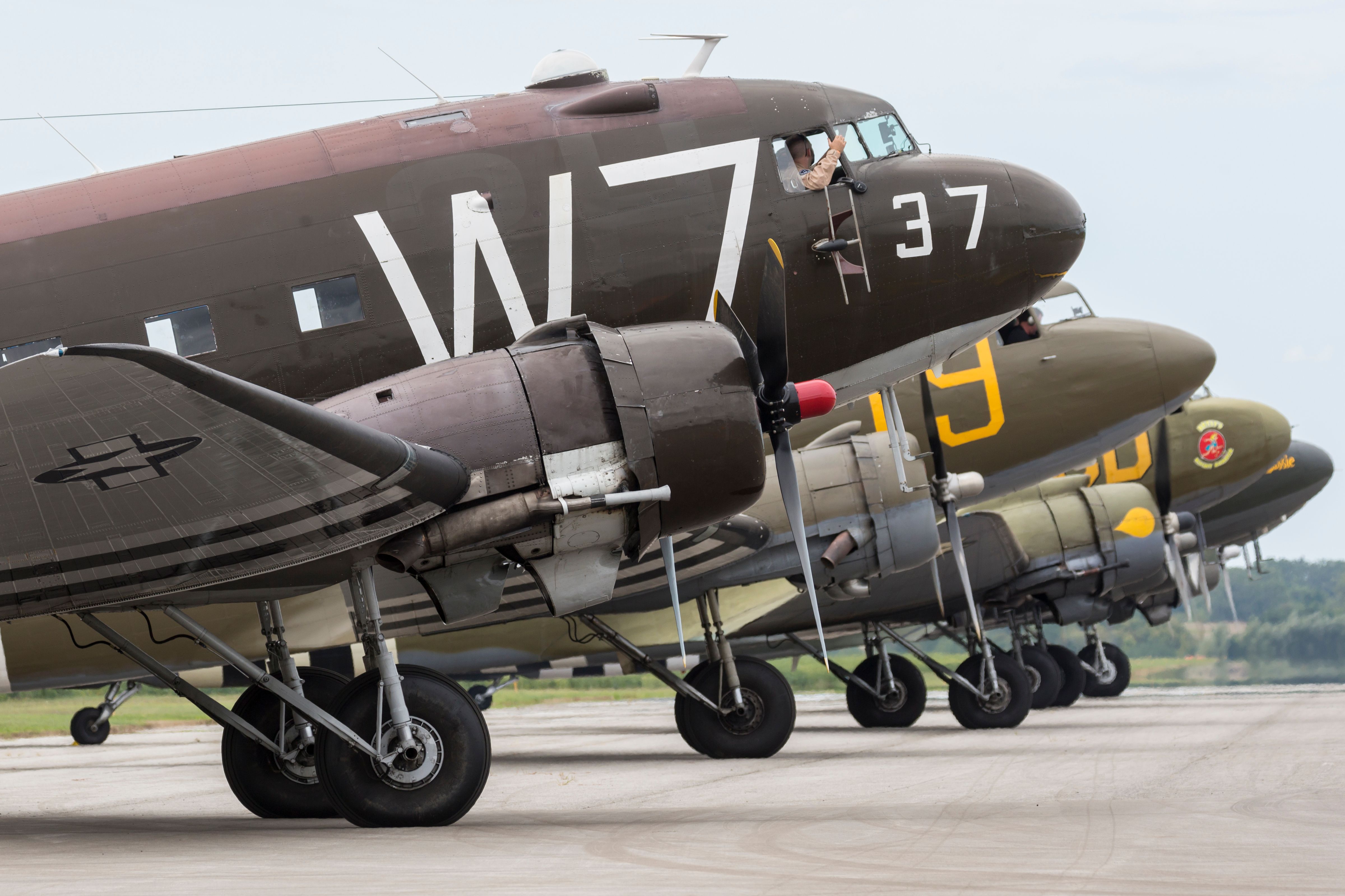 Douglas C-47s at Thunder Over Michigan Airshow