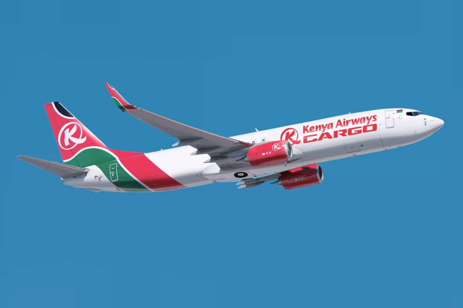 Kenya Airways Receives 1st Boeing 737-800 Freighter